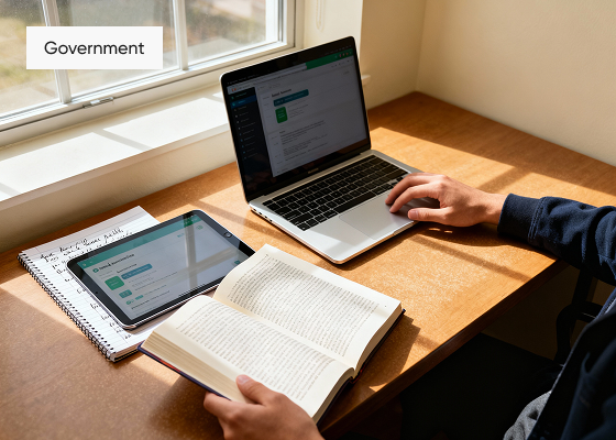 A transformative shift forward from hands-on to smart digital e-learning. 